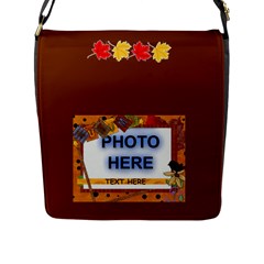 autumn Flap Closure messenger bag, large - Flap Closure Messenger Bag (L) autumn Flap Closure messenger bag, large - Flap Closure Messenger Bag (L)