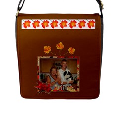 autumn Flap Closure messenger bag, large - Flap Closure Messenger Bag (L) autumn Flap Closure messenger bag, large - Flap Closure Messenger Bag (L)