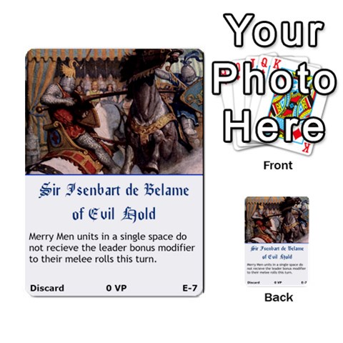 Robin Hood Cards (sheriff Deck) By Mark Johnson Front 7