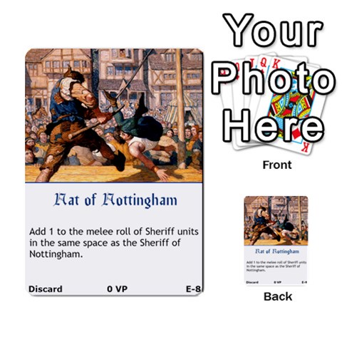 Robin Hood Cards (sheriff Deck) By Mark Johnson Front 8