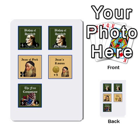 Robin Hood Cards (sheriff Deck) By Mark Johnson Front 39