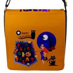 Halloween small flap closure messenger bag - Flap Closure Messenger Bag (S)