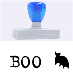 Boo Helloween stamp XL - Rubber Stamp (XL)