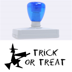 Trick or treat Helloween stamp XL - Rubber Stamp (XL)