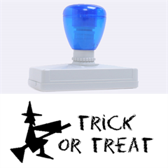 Trick or treat Helloween stamp XL - Rubber Stamp (XL)