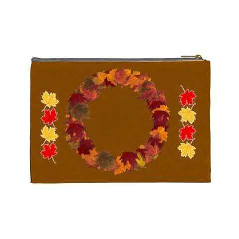 Autumn Magic Large Cosmetic Bag By Joy Johns Back