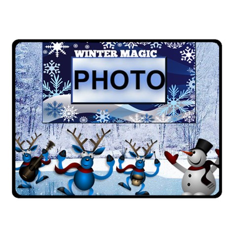 Winter Magic Small Blanket By Joy Johns 50 x40  Blanket Front