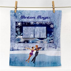 Winter Magic face towel