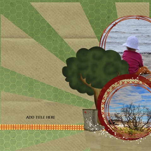 Savane By Elfie 12 x12  Scrapbook Page - 1