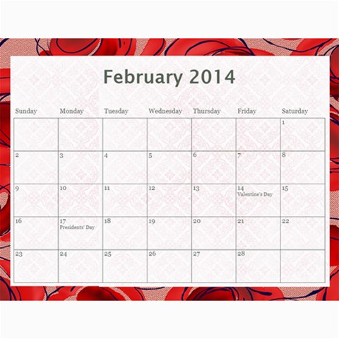 Erich Calendar By Sheri Mueller Jun 2014
