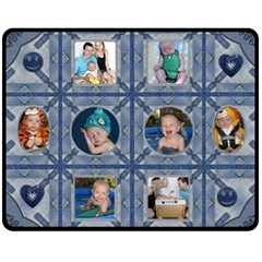 Fun Denim Medium Fleece Blanket - Fleece Blanket (Medium)