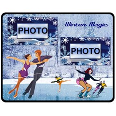 Winter Magic medium blanket #2 (4 styles) - Fleece Blanket (Medium) Winter Magic medium blanket #2 (4 styles) - Fleece Blanket (Medium)