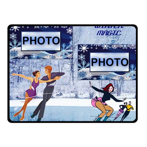 Winter Magic Small Blanket #2 By Joy Johns 50 x40  Blanket Front