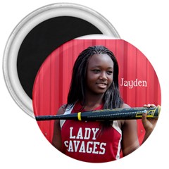 Jaydens button - 3  Magnet