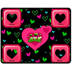 Love medium blanket (4 styles) - Fleece Blanket (Medium) Love medium blanket (4 styles) - Fleece Blanket (Medium)