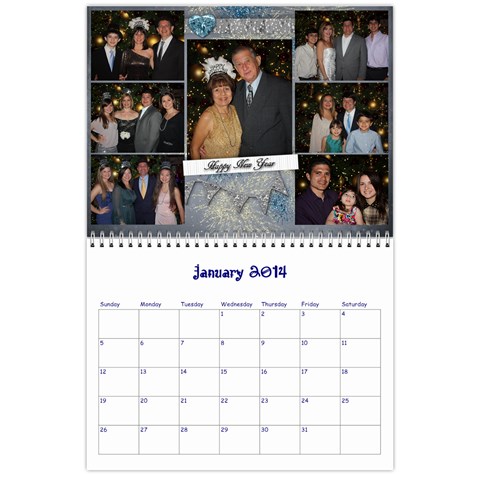 Calendario 2014 By Edna Jan 2014