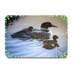 floral corner Plate Mat