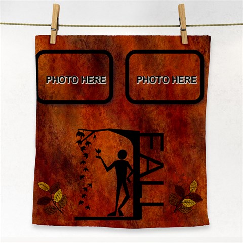 Fall Face Towel By Joy Johns Front