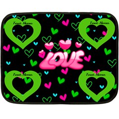 Love Mini Fleece Blanket, one side - Fleece Blanket (Mini)