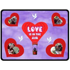 Love Is In The Air large blanket - Fleece Blanket (Large)