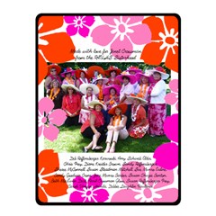 mrs. crossman - Fleece Blanket (Small)