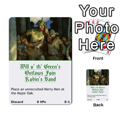 Robin Hood Cards (outlaw And King Decks) By Mark Johnson Front 1