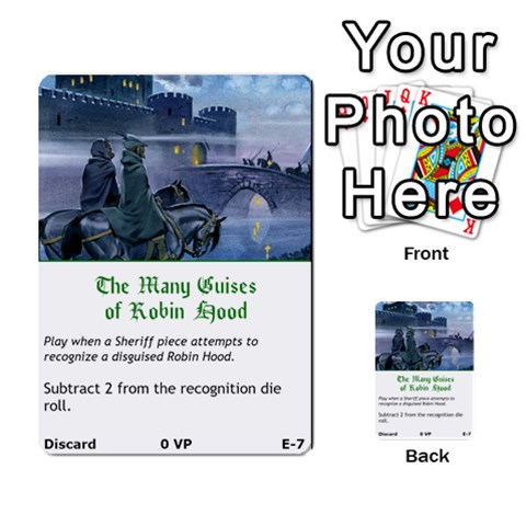 Robin Hood Cards (outlaw And King Decks) By Mark Johnson Front 7