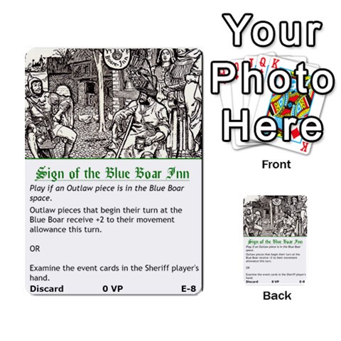 Robin Hood Cards (outlaw And King Decks) By Mark Johnson Front 8