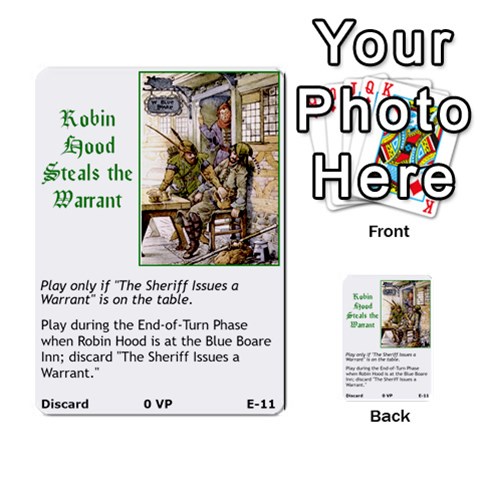 Robin Hood Cards (outlaw And King Decks) By Mark Johnson Front 11