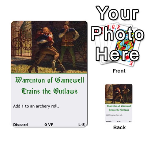 Robin Hood Cards (outlaw And King Decks) By Mark Johnson Front 22