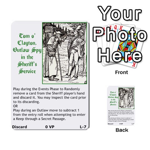 Robin Hood Cards (outlaw And King Decks) By Mark Johnson Front 24