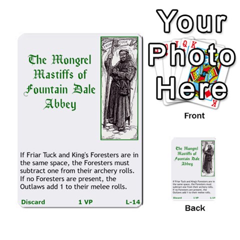 Robin Hood Cards (outlaw And King Decks) By Mark Johnson Front 31