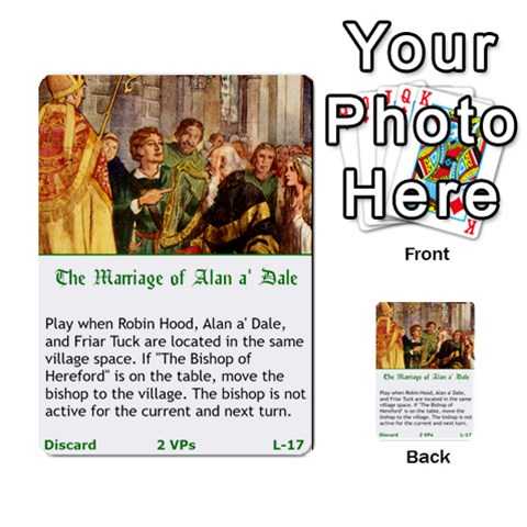 Robin Hood Cards (outlaw And King Decks) By Mark Johnson Front 34