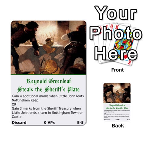 Robin Hood Cards (outlaw And King Decks) By Mark Johnson Front 5