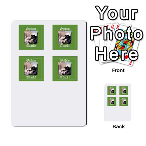 Robin Hood Cards (outlaw And King Decks) By Mark Johnson Front 45