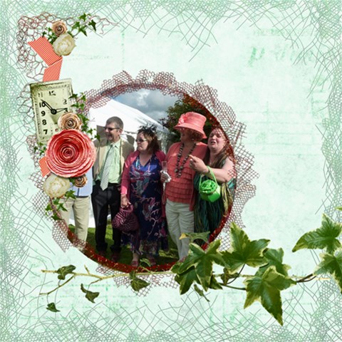 La Vie En Rose8 X 8 Scrapbook Pages By Catvinnat 8 x8  Scrapbook Page - 14