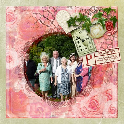 La Vie En Rose8 X 8 Scrapbook Pages By Catvinnat 8 x8  Scrapbook Page - 17