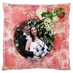 La Vie 20 inch double sided cushion - Large Cushion Case (Two Sides)