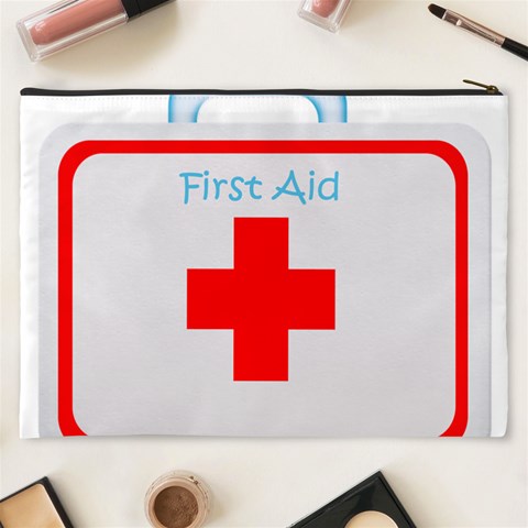 First Aid Cosmetic Bag Xxxl By Eleanor Norsworthy Back