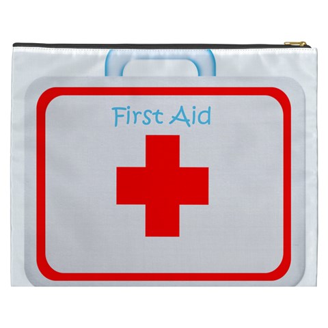 First Aid Cosmetic Bag Xxxl By Eleanor Norsworthy Back