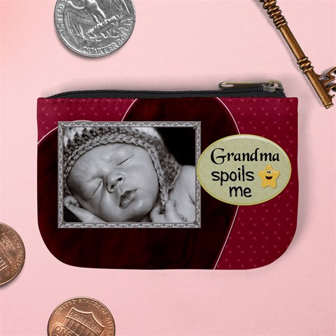 Proud Grandma Mini Coin Purse By Lil Back