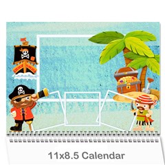 2025 Pirate Pete Calendar - Wall Calendar 11  x 8.5  (12-Months)