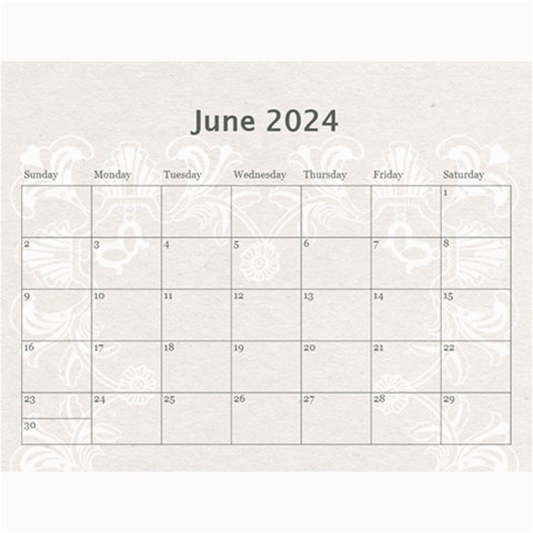 2024 Twin Hearts Wedding Celebration Calendar  By Catvinnat Dec 2024