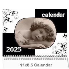 2025 Vintage Prints Calendar - Wall Calendar 11  x 8.5  (12-Months)