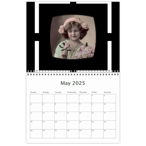 2025 Vintage Prints Calendar By Catvinnat May 2025