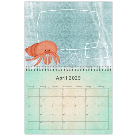 2025 Cruising Marina 12 Month Calendar By Catvinnat Apr 2025