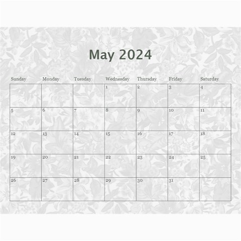 2024 Weathered Floral Calendar By Catvinnat Oct 2024
