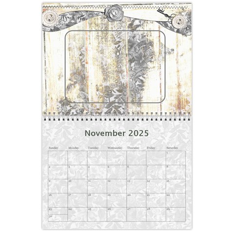 2025 Weathered Floral Calendar By Catvinnat Nov 2025