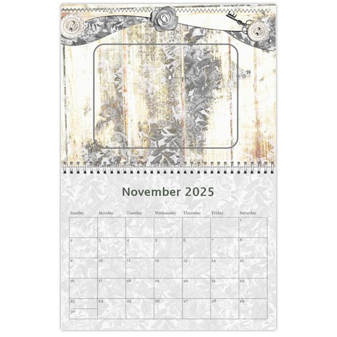 2024 Weathered Floral Calendar By Catvinnat Nov 2024