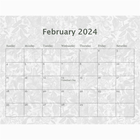 2024 Weathered Floral Calendar By Catvinnat Apr 2024